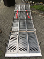 Single stainless steel bar hinges